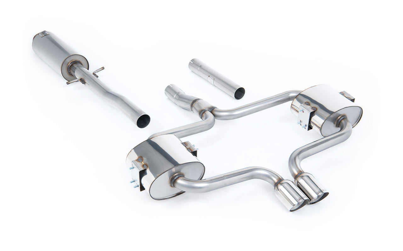 Milltek 2.5" Cat-back Exhaust Resonated - Mini R52 Cooper S (04-08) Convertible