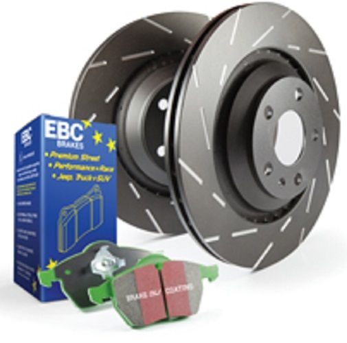 EBC Front Greenstuff Pads & USR Discs Pack MINI Clubman Turbo Works (R55) 1.6 2008-2015 PD06KF437