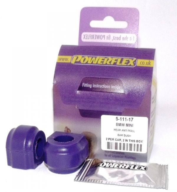 Powerflex REAR ANTIROLL BAR BUSH 17MM - Mini Gen1 + 2, R60-61 (00-16)