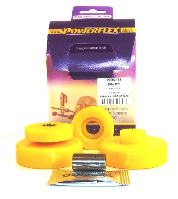 Powerflex REAR SHOCK TOP MOUNTING BUSH - Mini Gen1, 2 + R58-R61 (00-16)