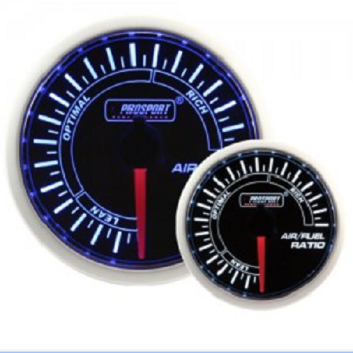 Prosport 52mm Smoked Super Air/Fuel Ratio Gauge