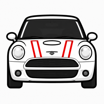 F56 Bonnet Stripes