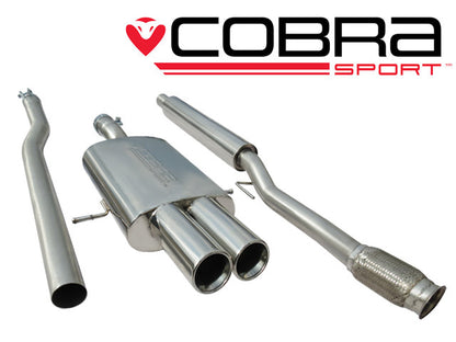 Cobra Sport MN14+MN15 Mini (Mk2) Cooper S / JCW (R59) Roadster Cat Back Performance Exhaust MN14TP58