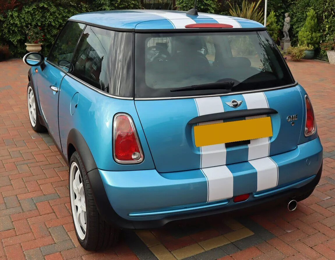 MINI 2002-2025 All Models - Bonnet, Roof & Boot Self Adhesive Vinyl Bonnet Stripes in a Range of Colours