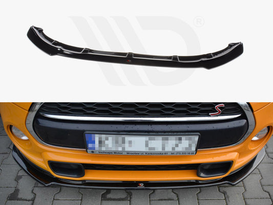 Maxton Design FRONT SPLITTER MINI COOPER S MK3 PRE-FACELIFT 3 DOOR (F56) (2014-2017) MC-S-3-56-FD1G