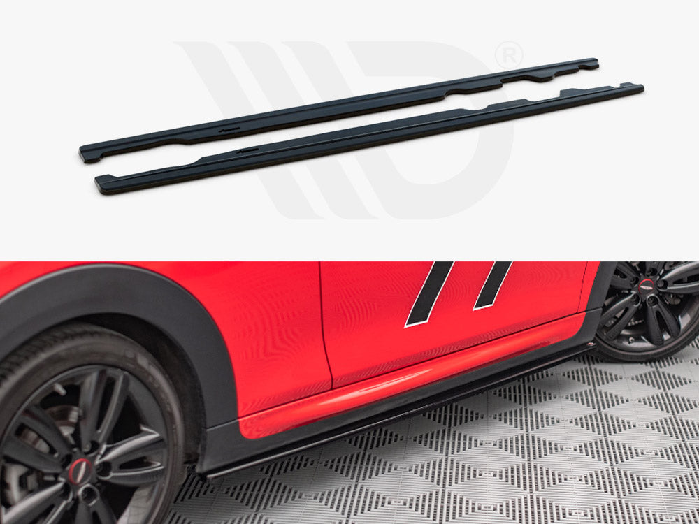 Maxton Design SIDE SKIRTS DIFFUSERS MINI COOPER S F56 JCW (2017-2020) MC-S-3-56-JCW-SD1G