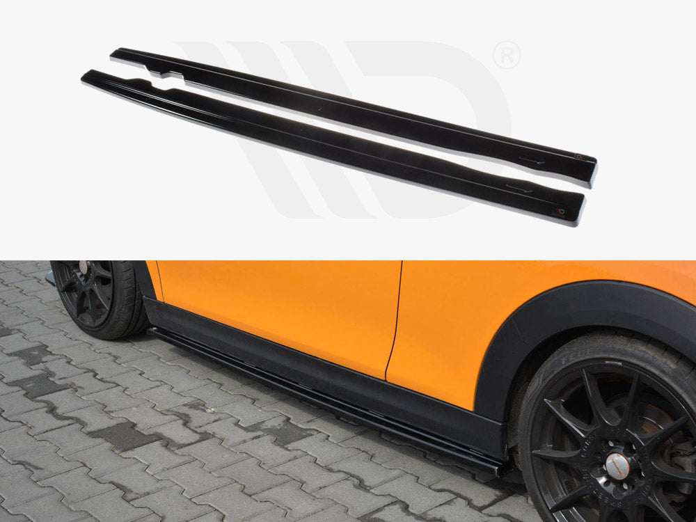 Maxton Design SIDE SKIRTS SPLITTERS MINI COOPER S MK3 PRE-FACELIFT 3 DOOR (F56) (2014-2017) MC-S-3-56-SD1G