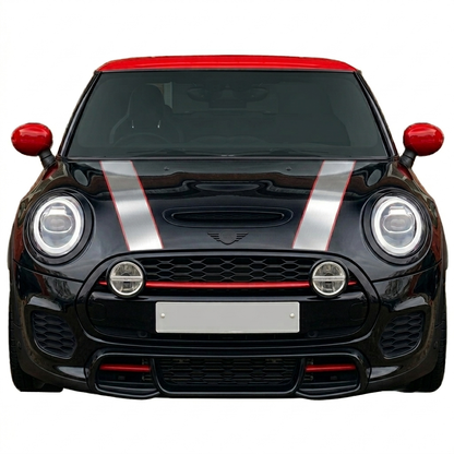 Mini Bonnet Stripes 2002-2026 Trim to Size Self Adhesive Vinyl Bonnet Stripes in a Range of Colours