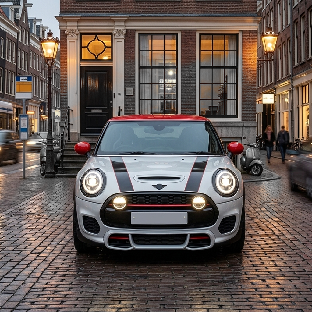 Mini Bonnet Stripes 2002-2026 Trim to Size Self Adhesive Vinyl Bonnet Stripes in a Range of Colours