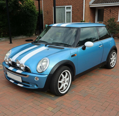 MINI 2002-2025 All Models - Bonnet, Roof & Boot Self Adhesive Vinyl Bonnet Stripes in a Range of Colours