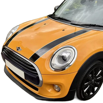 Mini Cooper 2014-2024 F55, F56, F57 Self Adhesive Vinyl Bonnet Stripes in a Range of Colours