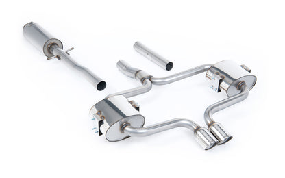 Milltek 2.5" Cat-back Exhaust Resonated - Mini R52 Cooper S (04-08) Convertible