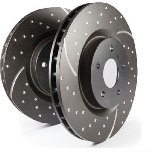 EBC Front GD Slotted & Dimpled Sport Brake Discs MINI 1st Gen 2001-2009 GD1007