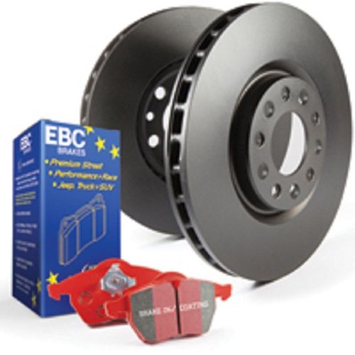 EBC Rear Redstuff Pads & OE Discs Pack MINI Cabrio Supercharged Works 1st Gen R52 1.6 2005-2007 PD02KF372
