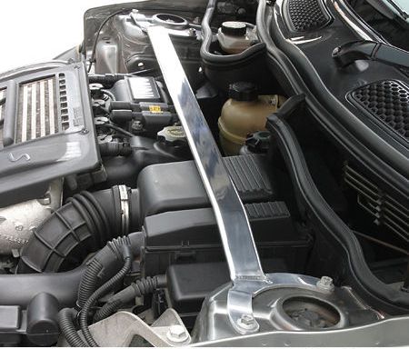 M2 Motorsport Front Alloy Strut Bar Brace - Mini Cooper R50, R53  M2-SBF-NM