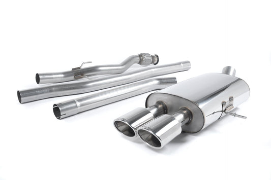 Milltek 2.5" Cat-back Exhaust Non-Resonated Oval Tailpipes - Mini Mk2 (R58) Cooper S Coup SSXM024