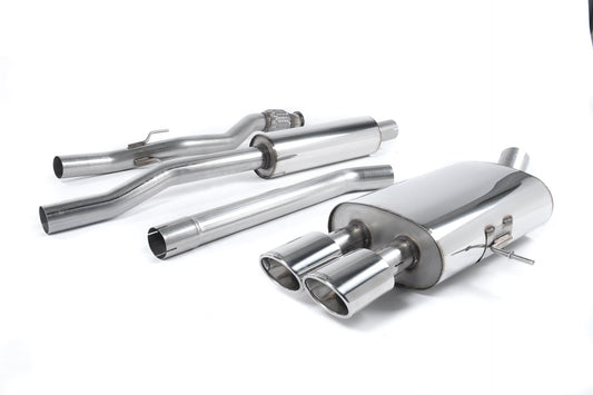 Milltek 2.5" Cat-back Exhaust Oval Tailpipes - Mini Mk2 (R58) Cooper S Coup_SSXM017