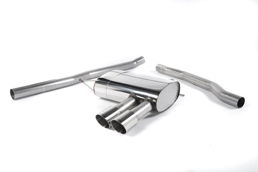 Milltek 2.75" Cat-back Non-resonated, Polished Tips - Mini F56 Cooper S Turbo (UK/EU) (14-on) SSXM404