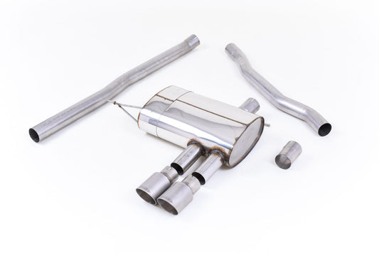 Milltek 2.75" Cat-back Non-resonated, Titanium Tips - Mini F56 Cooper S Turbo (UK/EU) (14-on) SSXM422