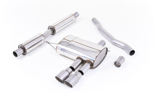 Milltek 2.75" Cat-back Resonated, Titanium Tips - Mini F56 Cooper S Turbo (UK/EU) (14-on) SSXM423