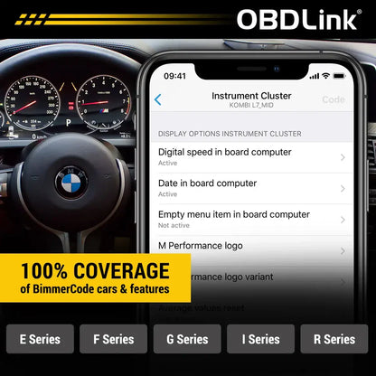 OBDLink CX Interface for Bimmercode - BMW & Mini Coding UK STOCK Scantool OBD2