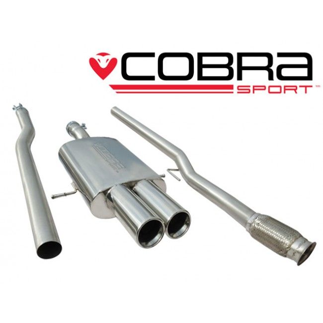 Cobra Sports 2.5\" Cat Back Exhaust (Non-Resonated) MINI Cooper S Coupe R58/R59 (11-13) MN12_1