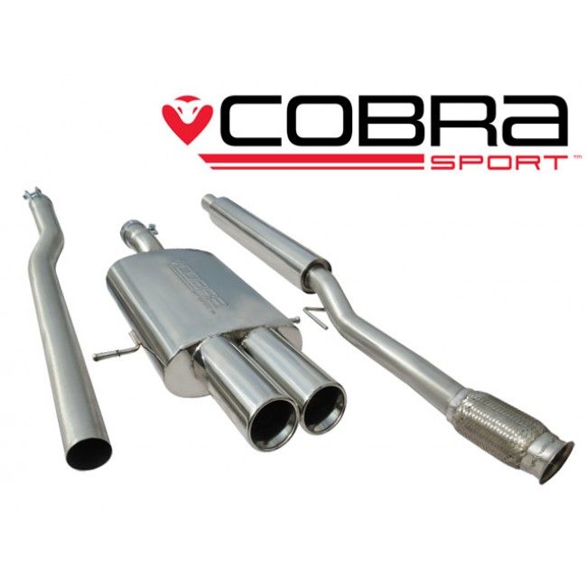 Cobra Sports 2.5\" Cat Back Exhaust Resonated MINI Cooper S R56/R57 (06-13) MN15_1