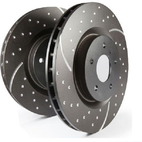 EBC Front GD Slotted/Dimpled Sports Brake Discs - MINI (R55-59) 06-on_1