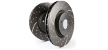 EBC Rear GD Slotted/Dimpled Sports Brake Discs - MINI (R55-59) 06-on