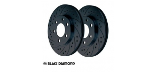 Black Diamond Brake Discs Rear Solid - Mini (07-on) R55-R59