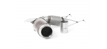 Milltek Large Bore Downpipe with hi-flow downpipe SSXM450