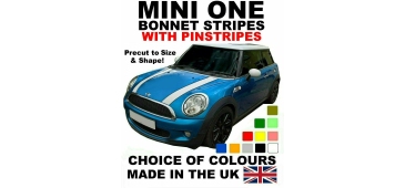Mini One Bonnet Stripes with Pinstripe