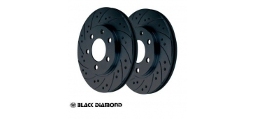 Black Diamond Brake Discs Front Vented - Mini (07-on) R55-R59