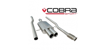 Cobra Sports 2.5" Cat Back Exhaust (Non-Resonated) MINI Cooper S Coupe R58/R59 (11-13) MN12