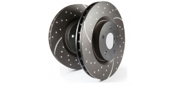 EBC Front GD Slotted/Dimpled Sports Brake Discs - MINI (R55-59) 06-on