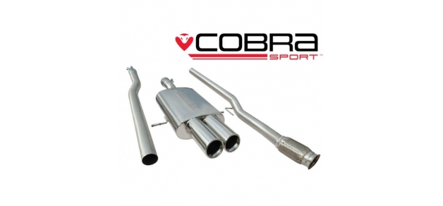 Cobra Sports 2.5\" Cat Back Exhaust (Non-Resonated) MINI Cooper S Coupe R58/R59 (11-13) MN12