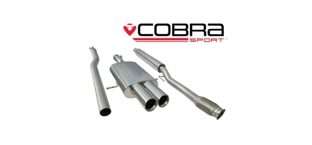 Cobra Sports 2.5\" Cat Back Exhaust Resonated MINI Cooper S R56/R57 (06-13) MN15