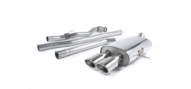 Milltek 2.5\" Cat-back Exhaust Non-Resonated Oval Tailpipes - Mini Mk2 (R58) Cooper S Coup SSXM024