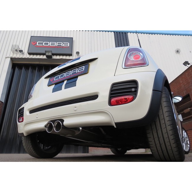 Cobra Sports 2.5\" Cat Back Exhaust (Non-Resonated) MINI Cooper S Coupe R58/R59 (11-13) MN12_3