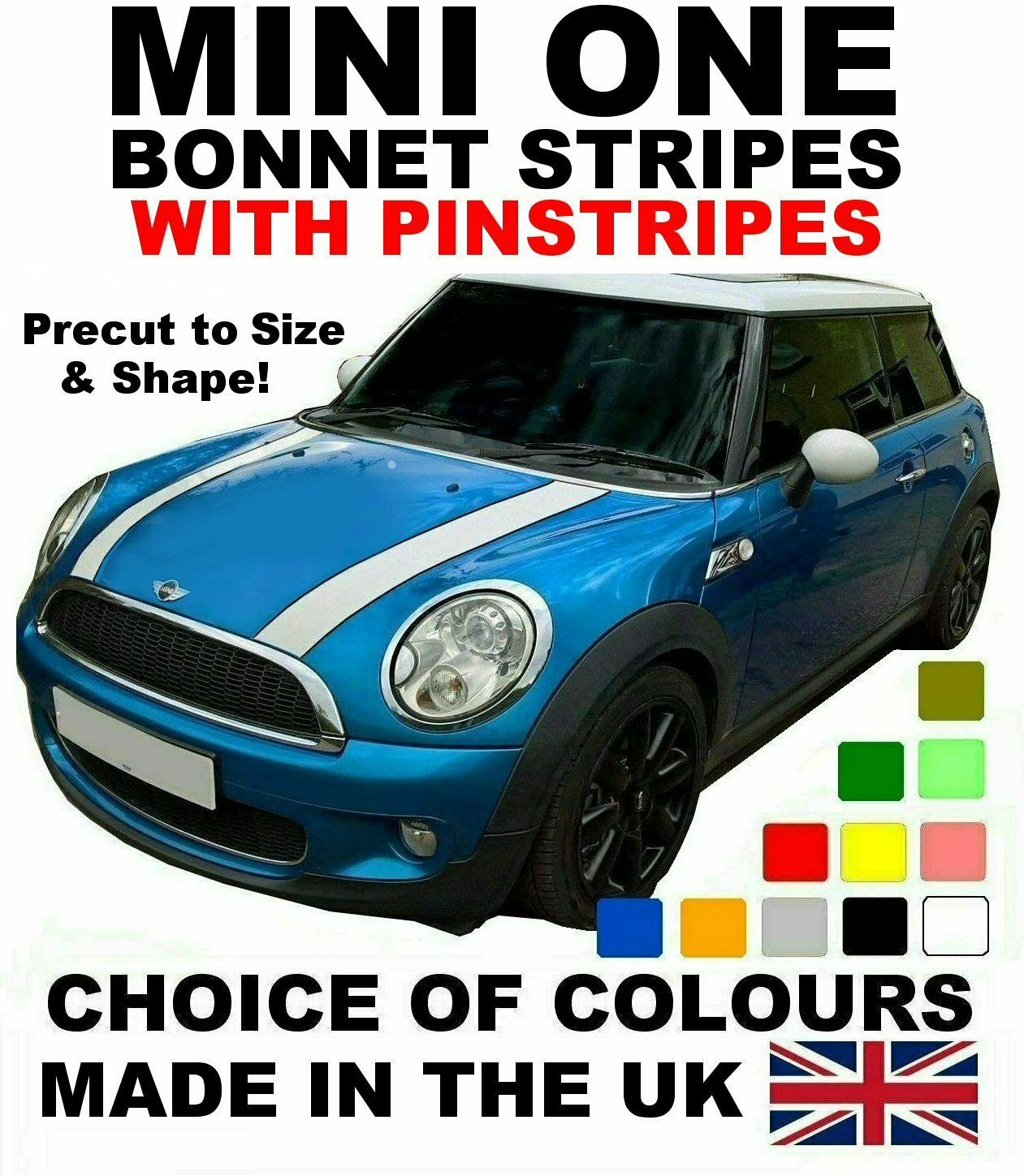 Mini One Bonnet Stripes with Pinstripe_1